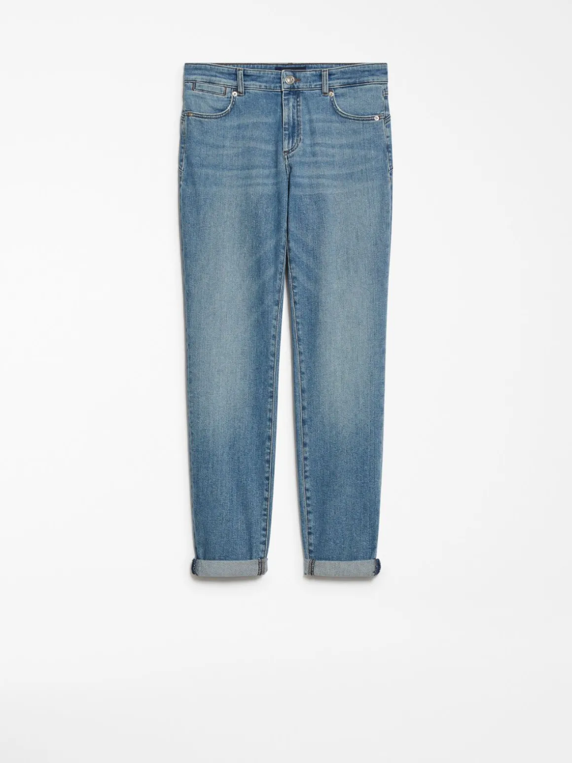 Low-rise cigarette jeans
