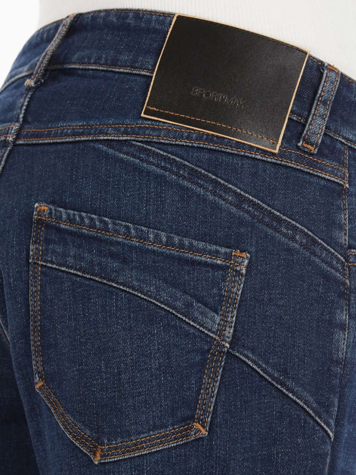 Low-rise cigarette jeans