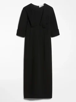 Matte satin dress