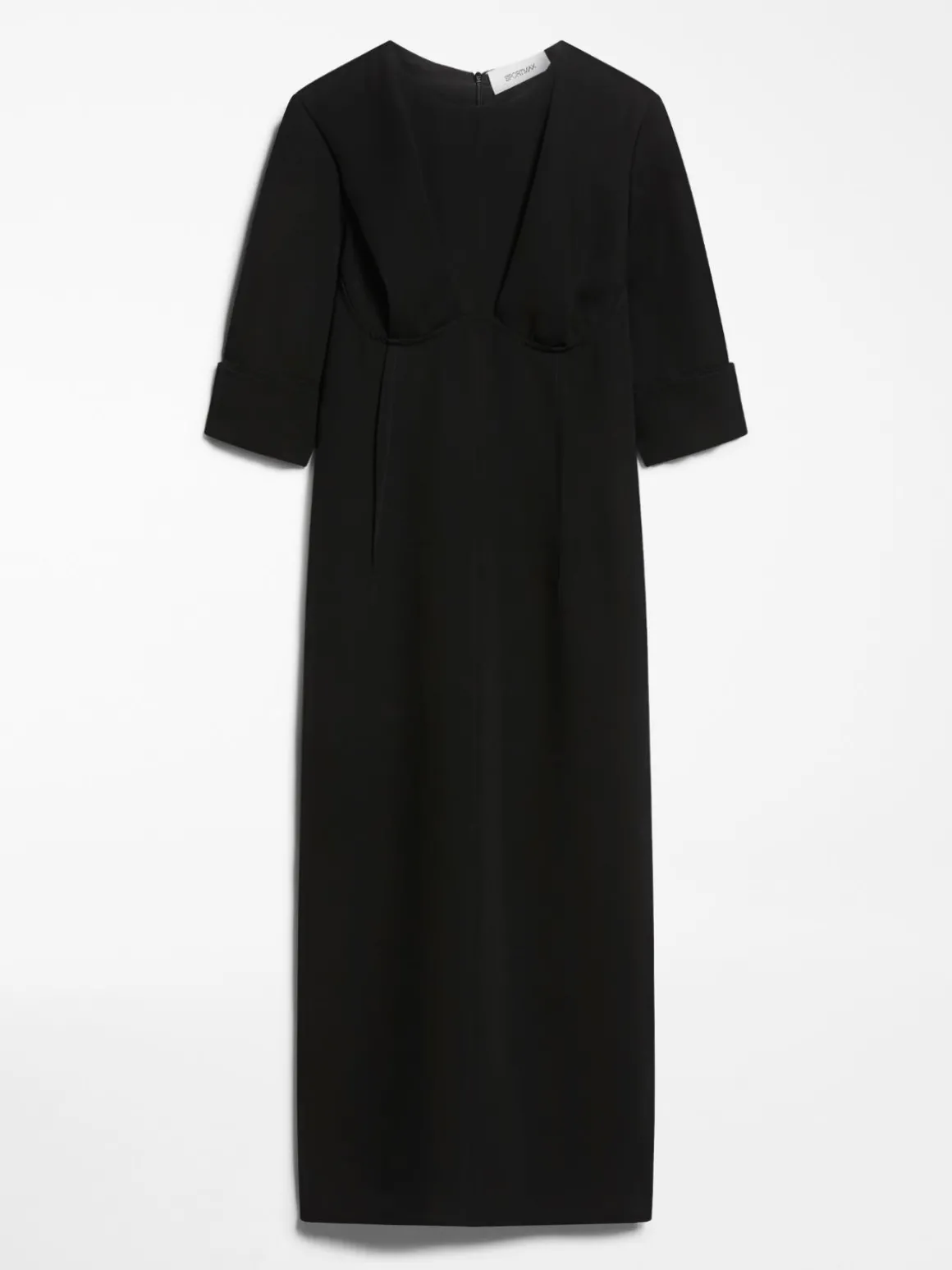Matte satin dress