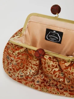Medium jacquard silk Pasticcino Bag