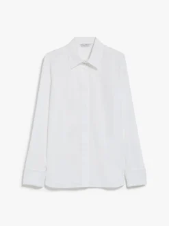 Men’s-style cotton crepe shirt