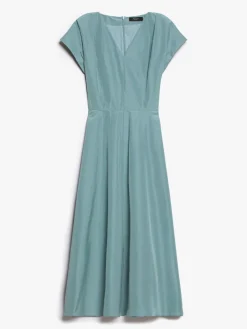 Midi taffeta dress