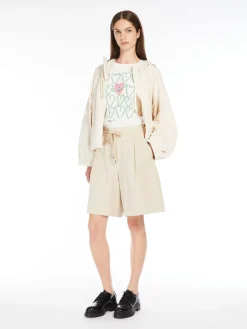 Milano-knit jersey Bermuda shorts