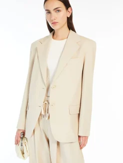 Milano-knit jersey blazer