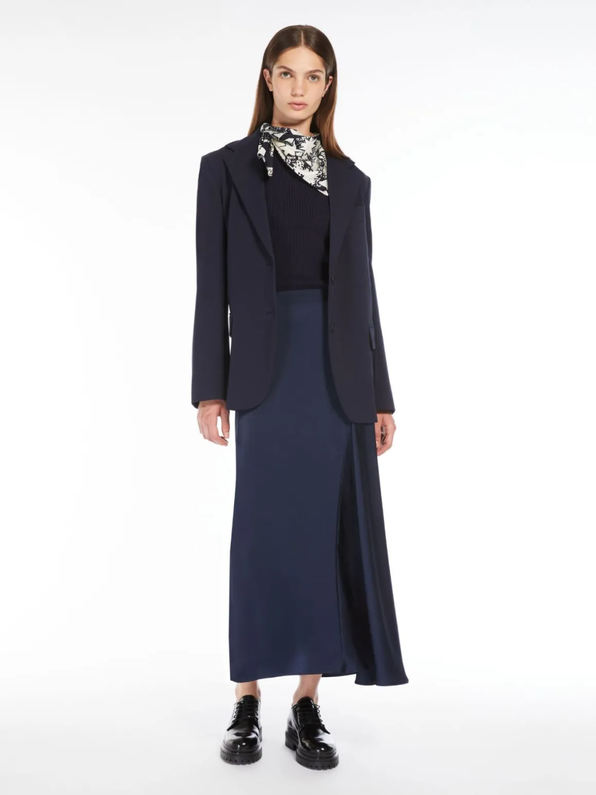 Milano-knit jersey blazer