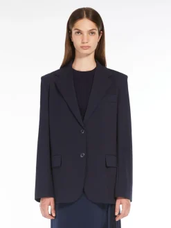 Milano-knit jersey blazer