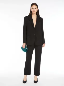 Milano-knit jersey blazer