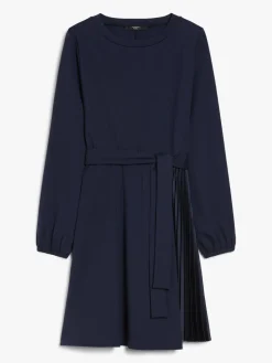 Milano-knit jersey midi dress