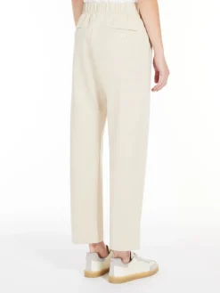 Milano-knit jersey trousers