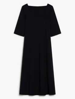 Milan-stitch jersey dress