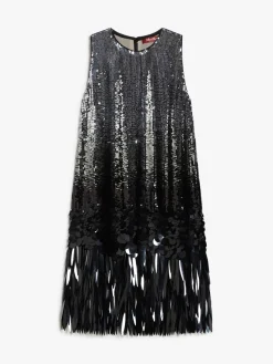 Minidress with gradient sequins