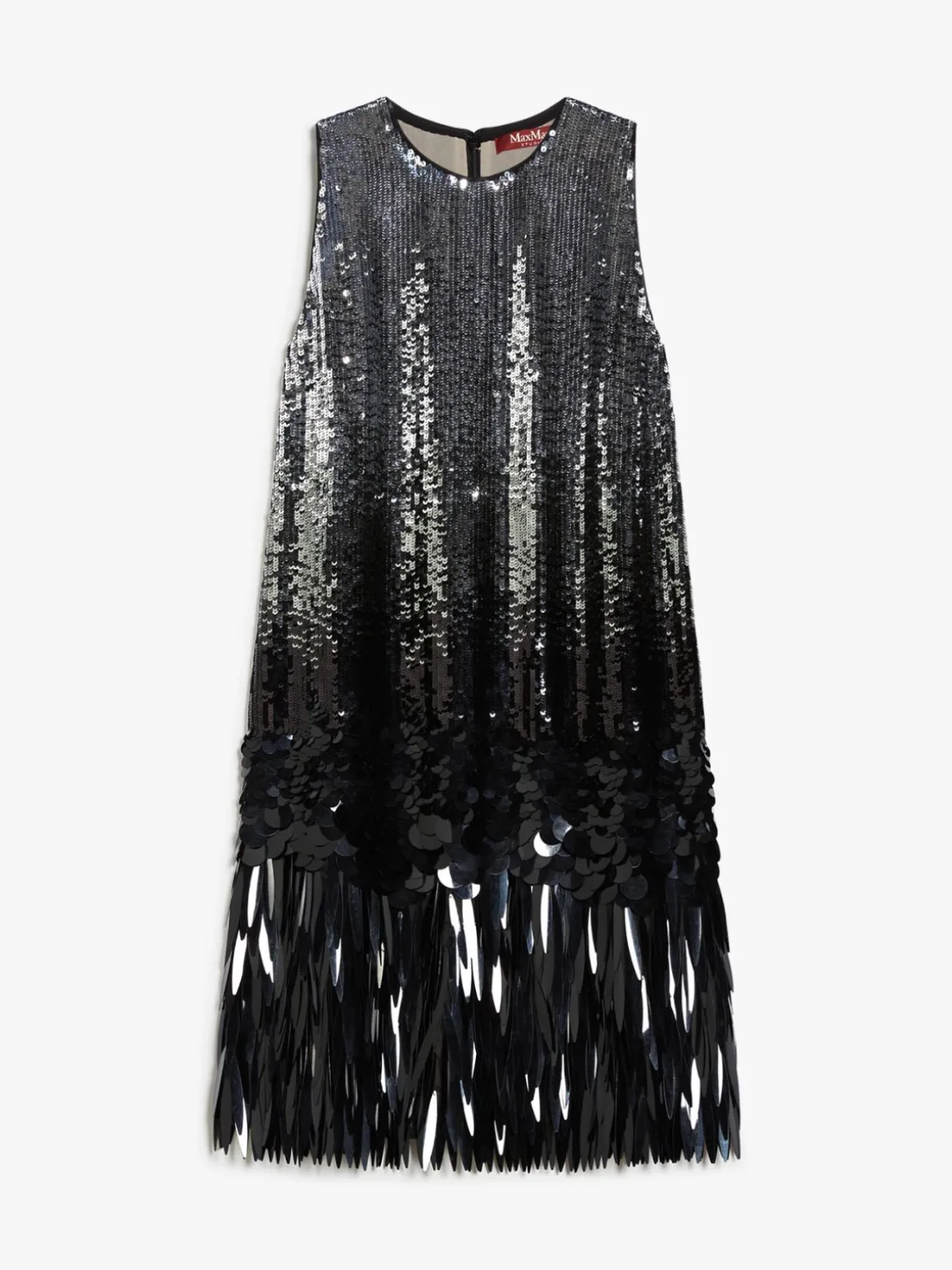 Minidress with gradient sequins