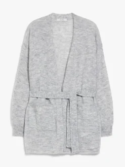 Mohair yarn cardigan