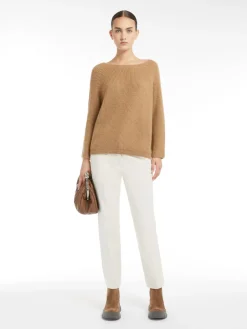 Mohair yarn sweater
