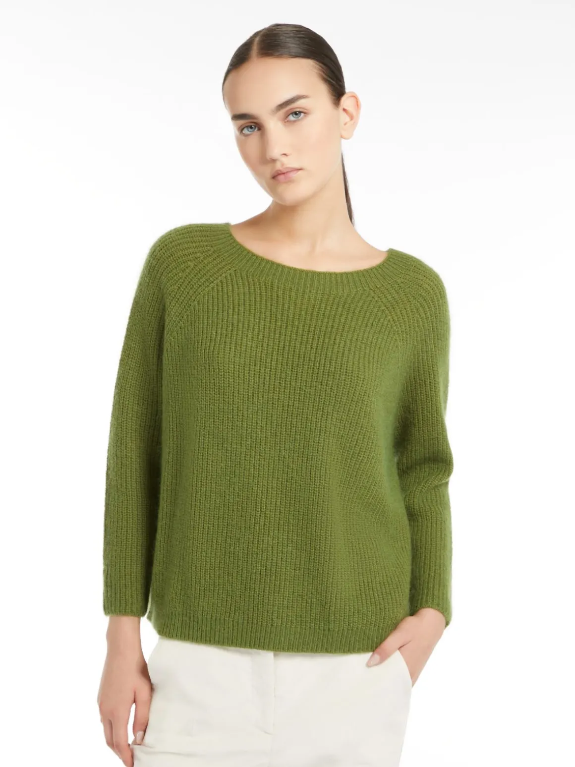 Mohair yarn sweater