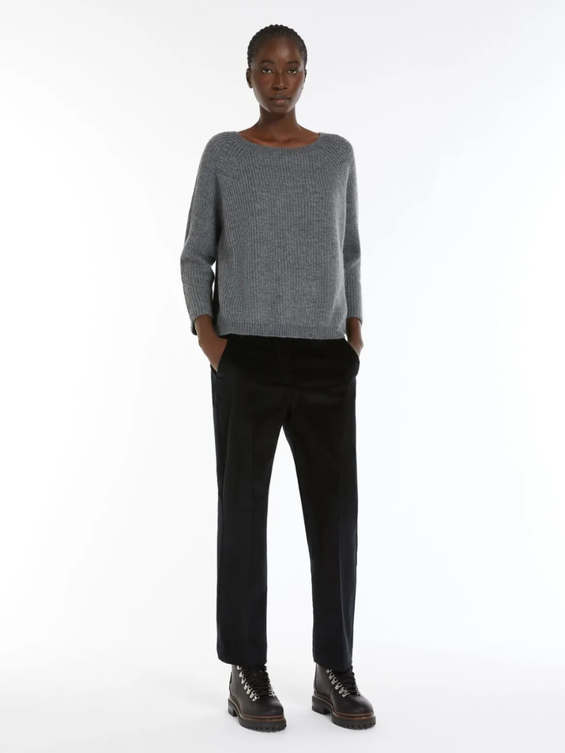 Mohair yarn sweater