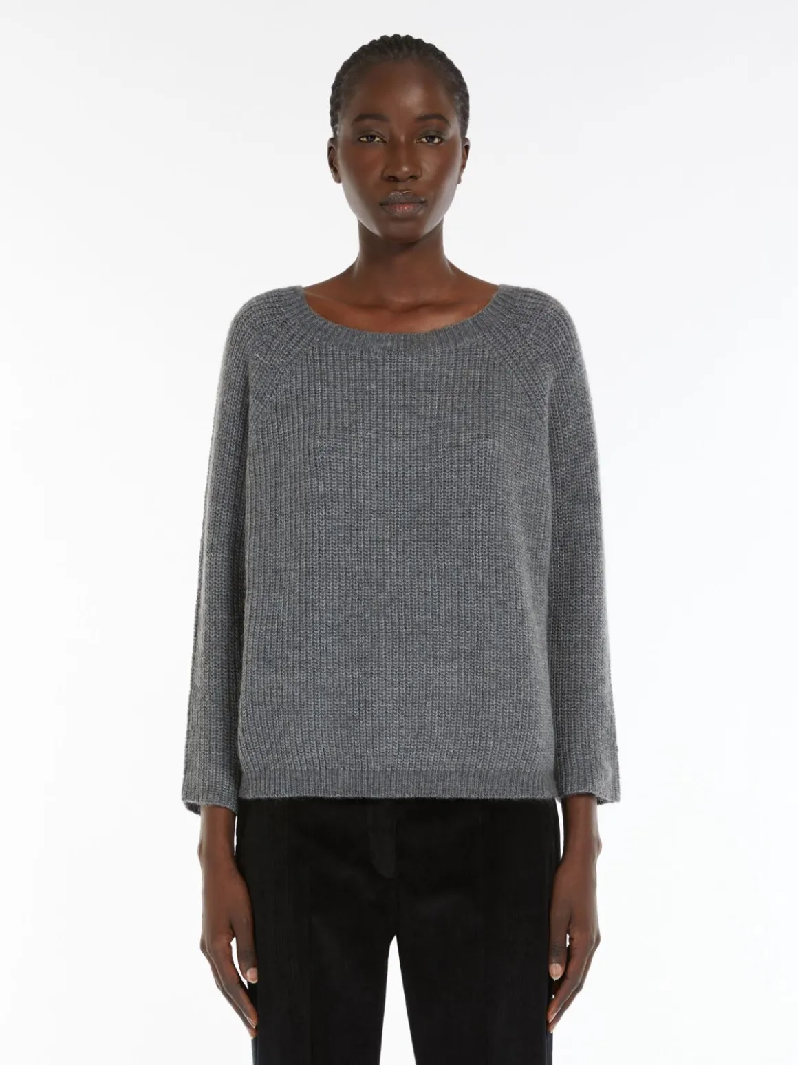 Mohair yarn sweater