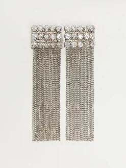Multi-strand metal earrings
