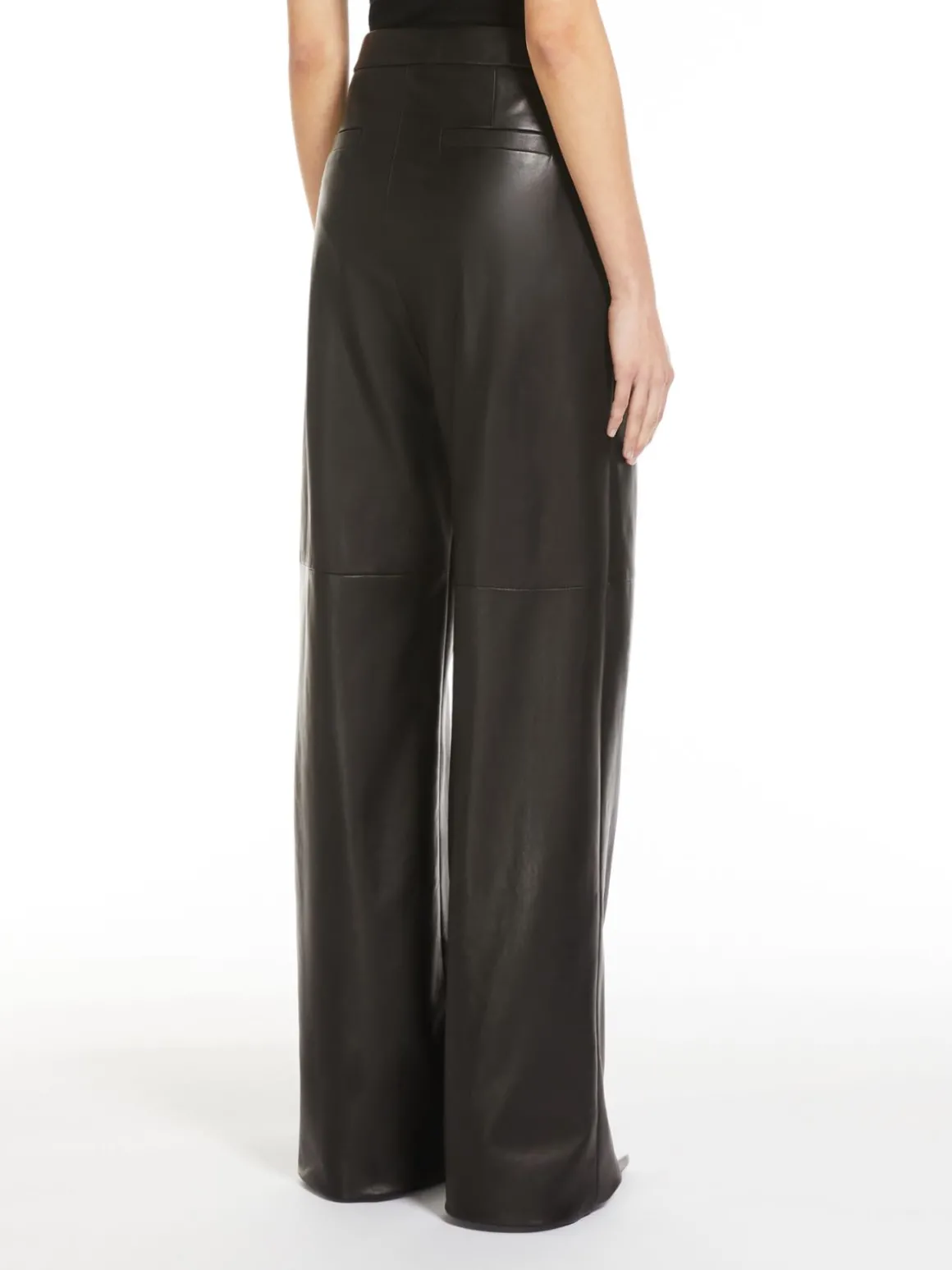 Nappa leather trousers