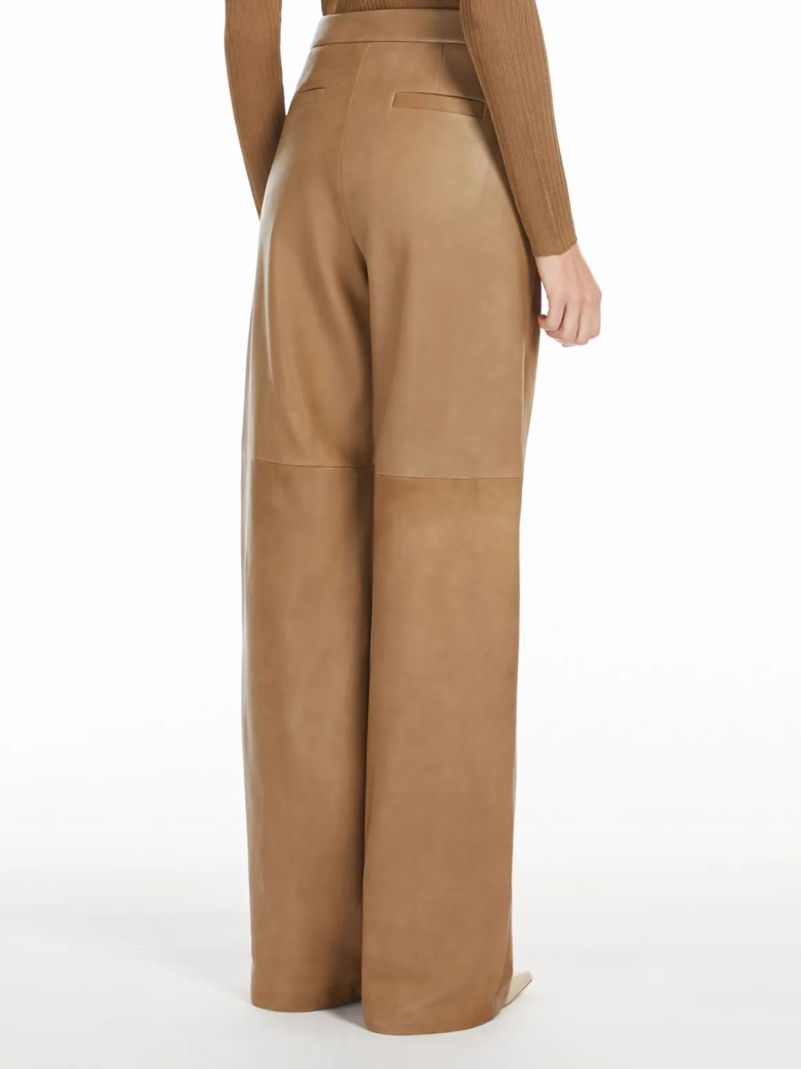 Nappa leather trousers