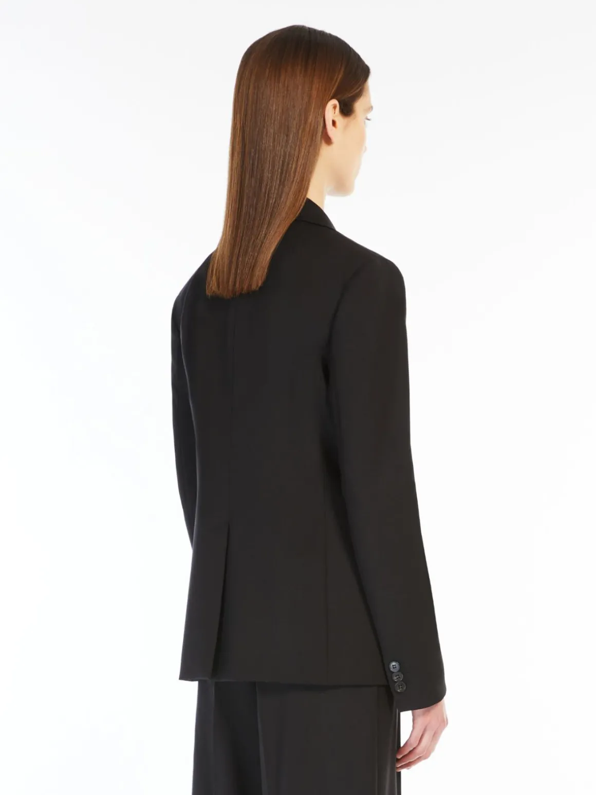 Natural stretch wool blazer