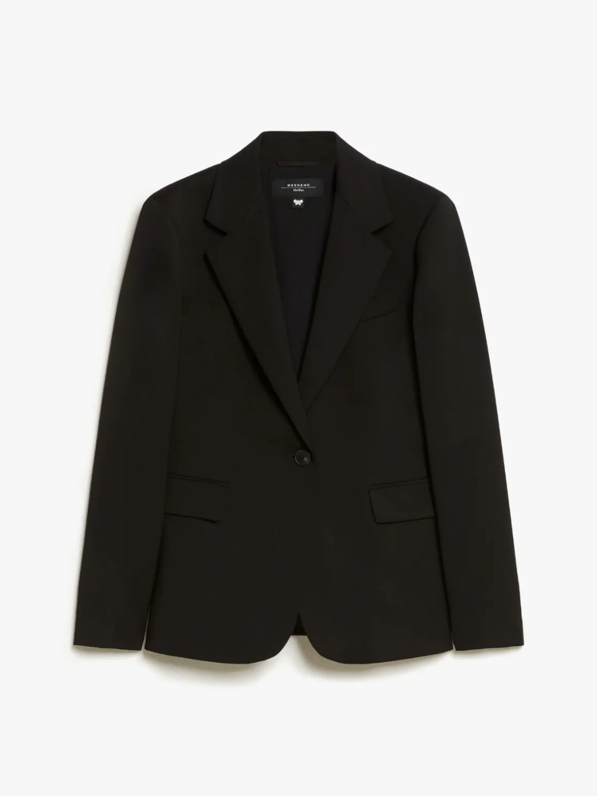 Natural stretch wool blazer