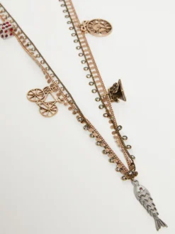 Necklace with charms