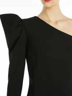 One-shoulder jersey dress