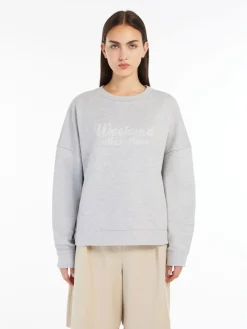 Oversized cotton sweatshirt