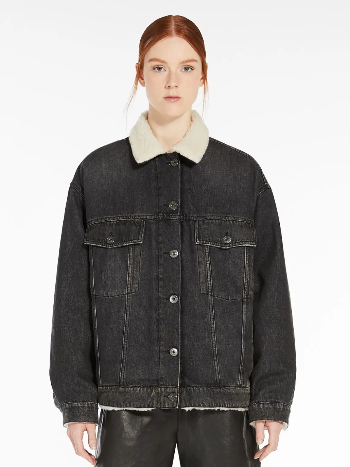 Oversized denim jacket