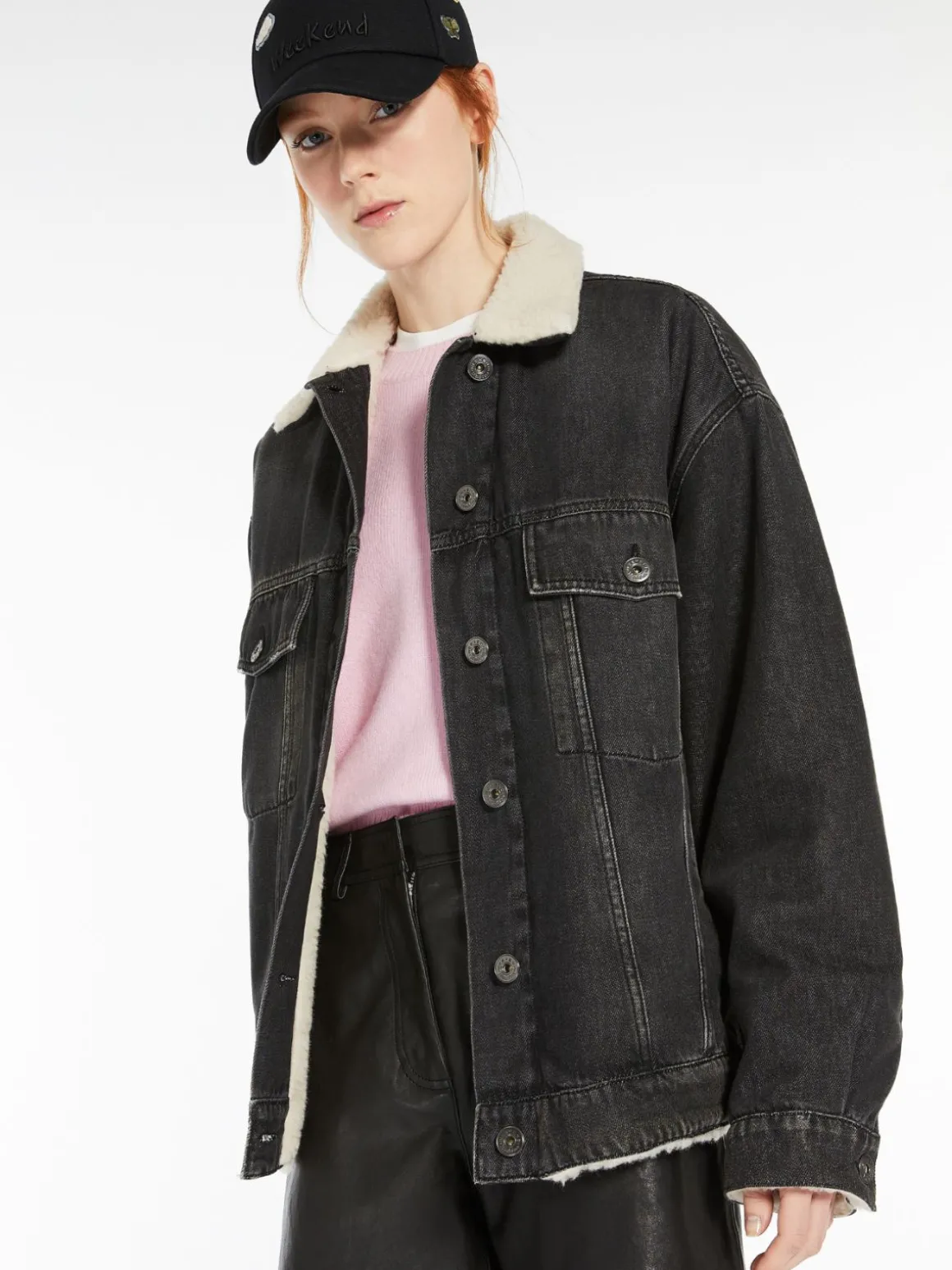 Oversized denim jacket