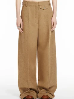 Oversized flared trousers