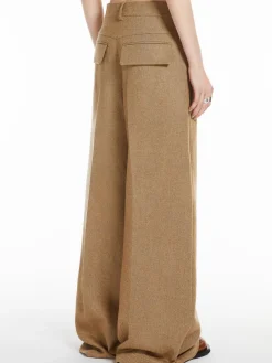 Oversized flared trousers