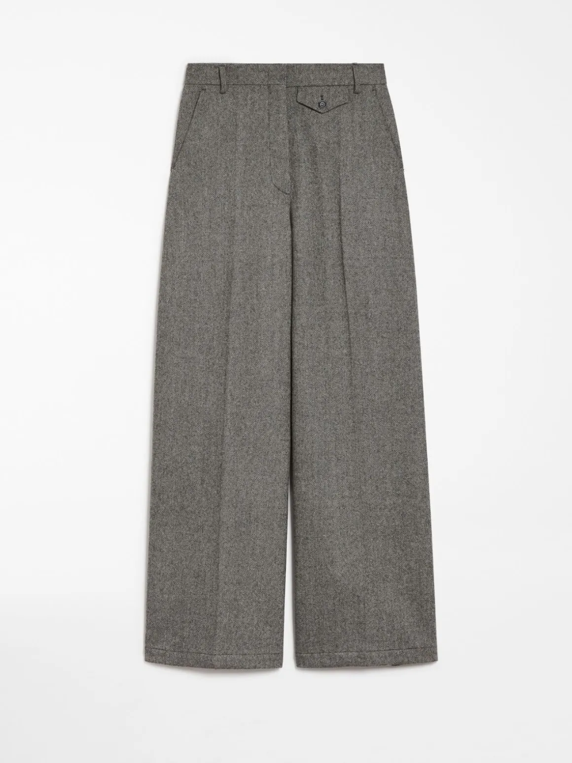 Oversized flared trousers