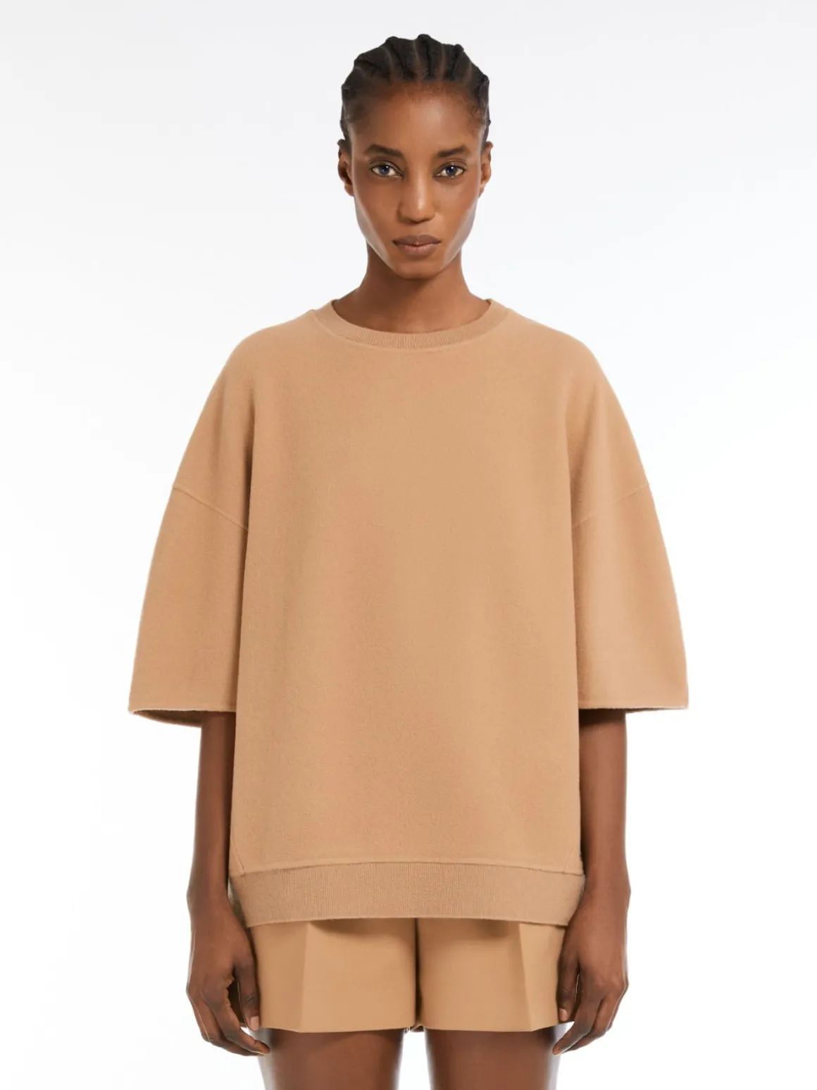 Oversized jersey sweatshirt