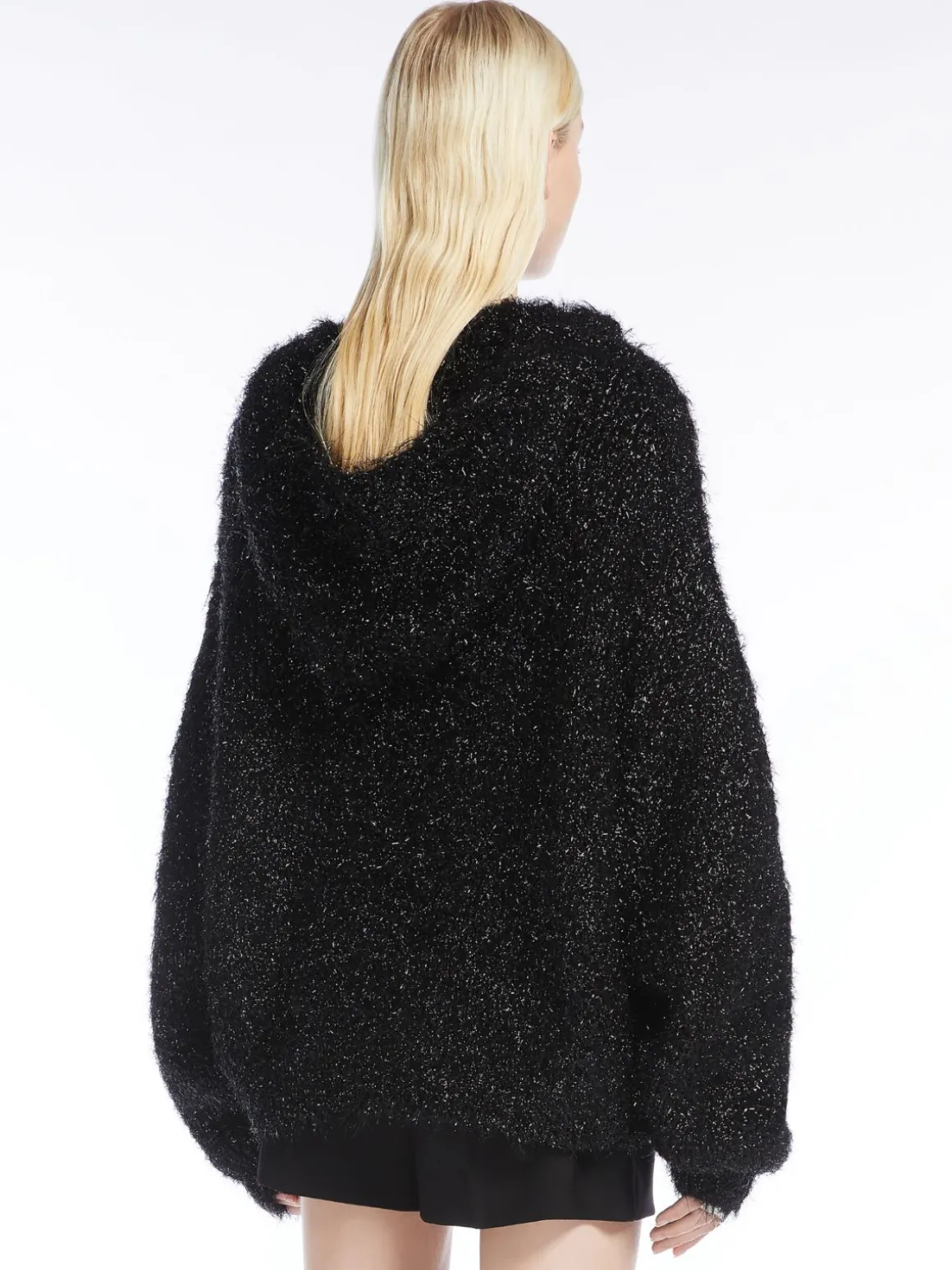 Oversized lurex sweater