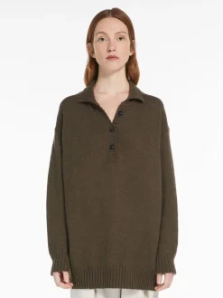 Oversized mohair-blend pullover