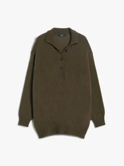 Oversized mohair-blend pullover