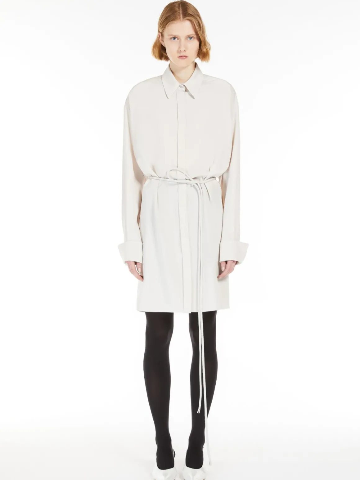 Oversized shirt dress