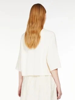 Oversized stretch viscose sweater