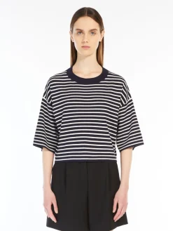 Oversized stretch viscose sweater