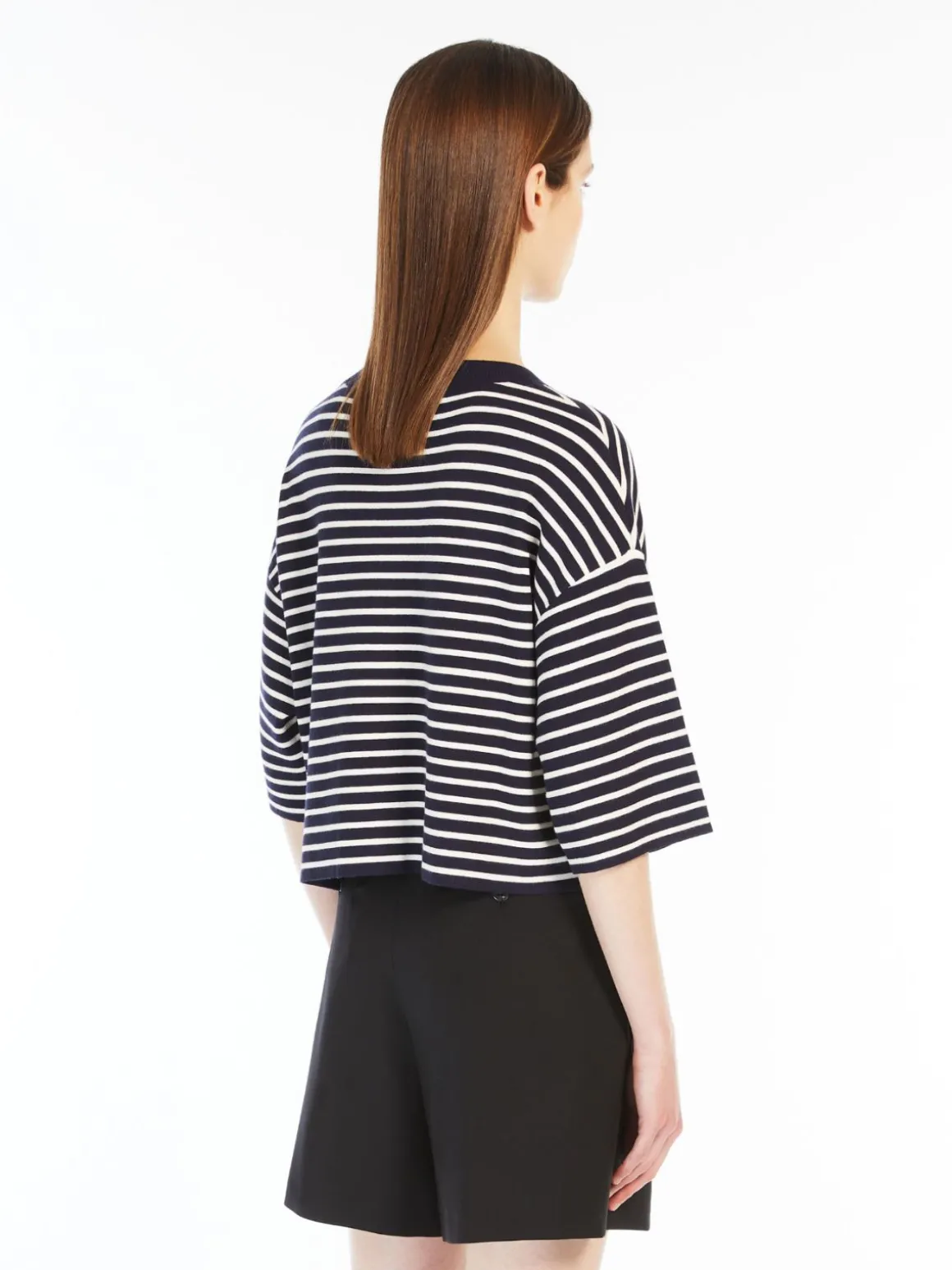 Oversized stretch viscose sweater