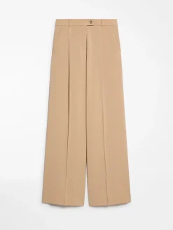 Oversized stretch wool trousers