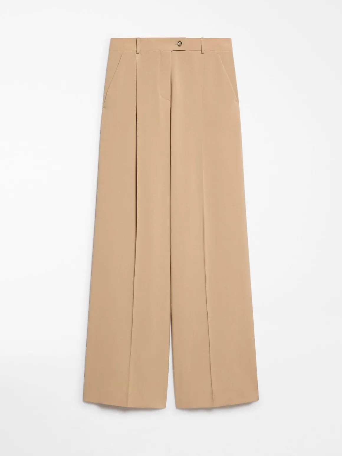 Oversized stretch wool trousers