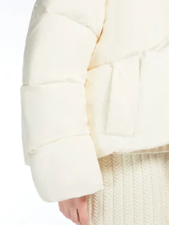 Oversized waterproof fabric down jacket
