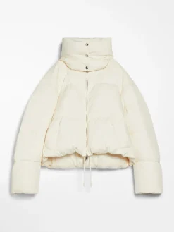 Oversized waterproof fabric down jacket