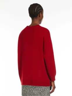 Oversized wool and cashmere jumper