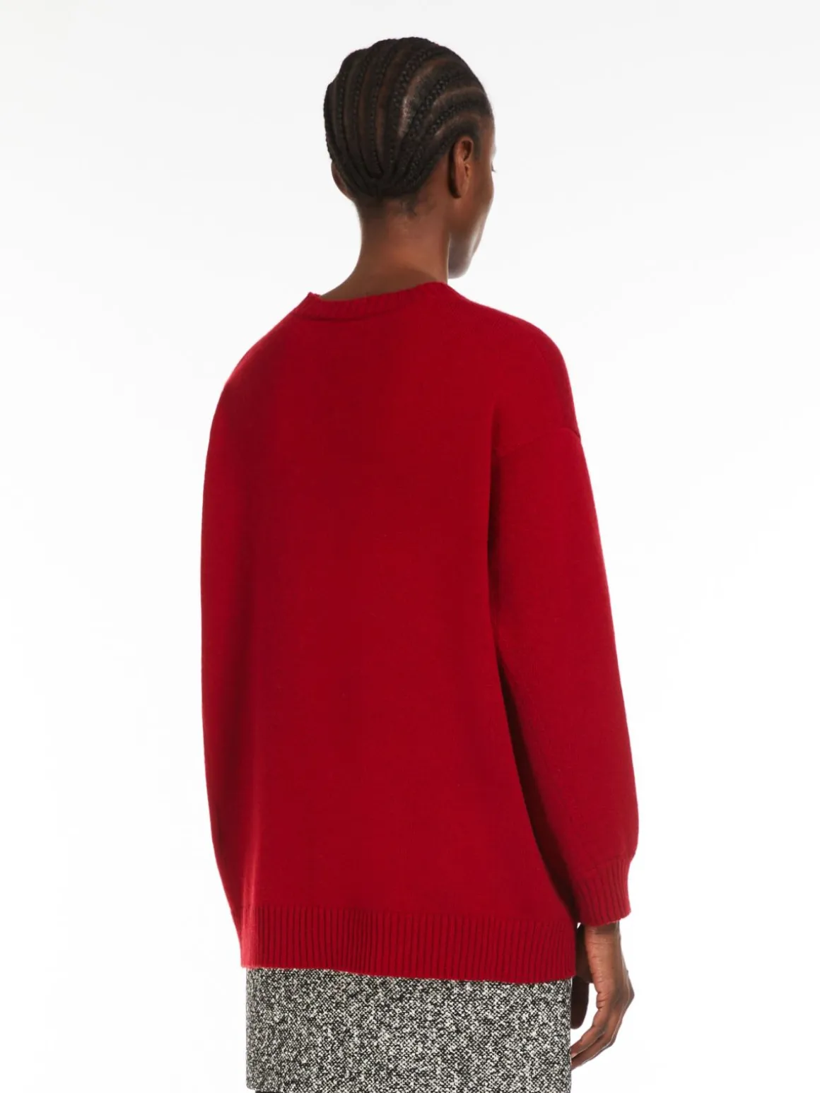 Oversized wool and cashmere jumper