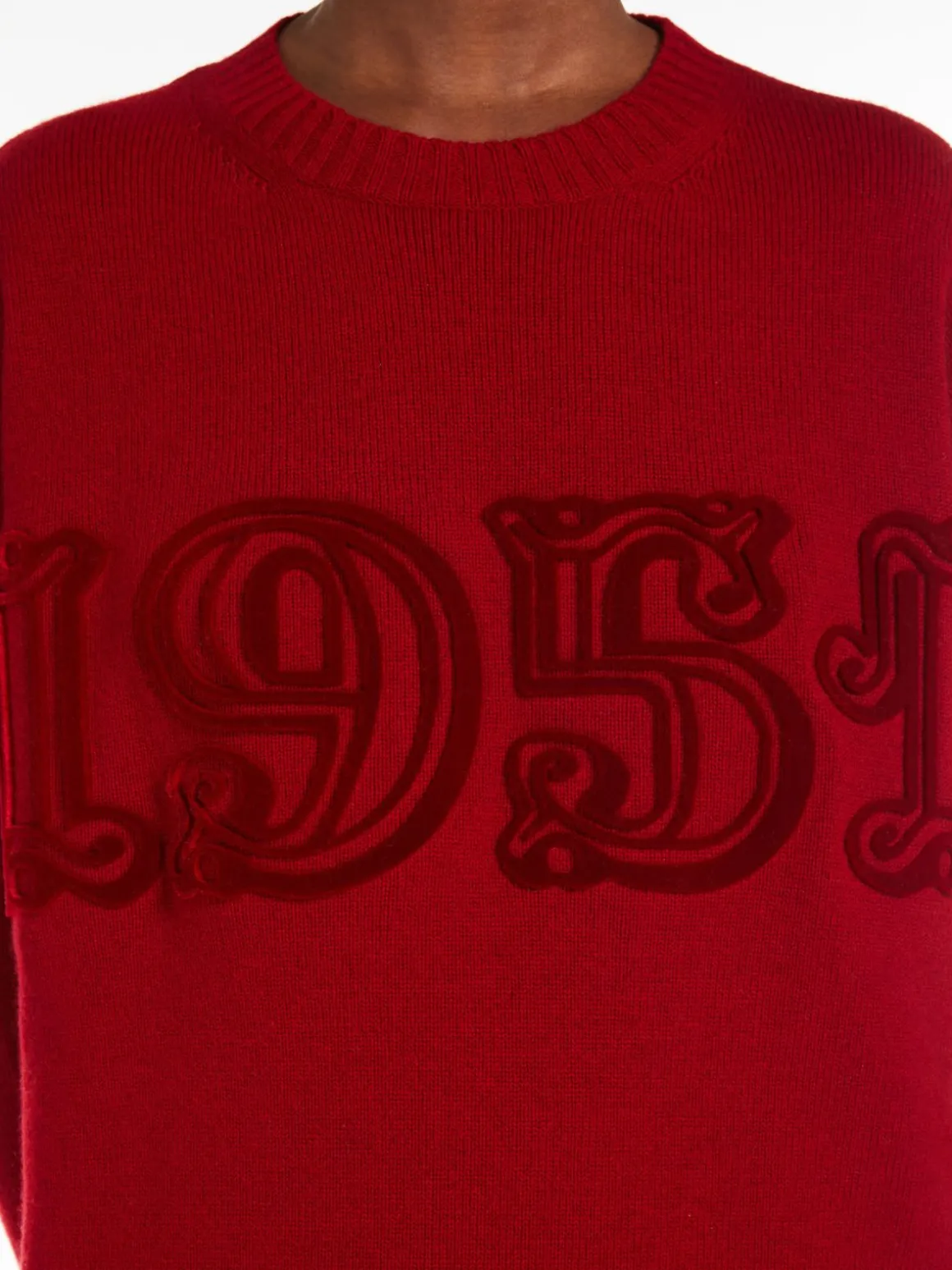 Oversized wool and cashmere jumper